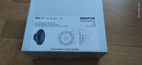 Visaton ohm 5 60 - visaton, bg